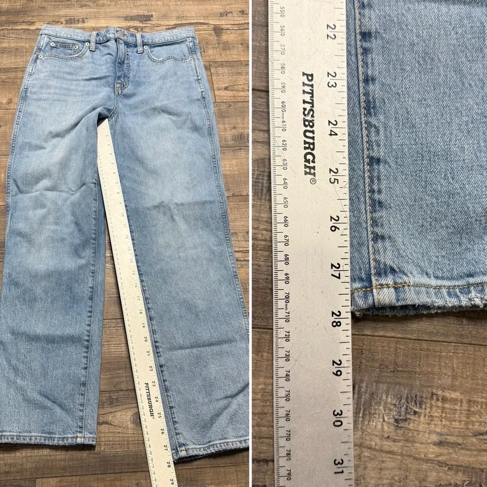 J. Crew High Rise Classic Vintage Light Blue Denim Jeans - Picture 12 of 12
